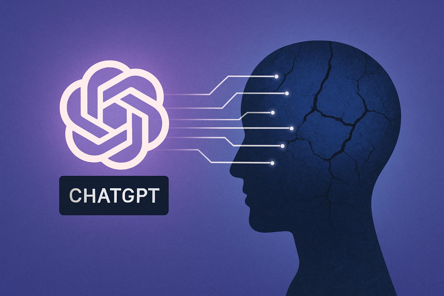 FTC seal and ChatGPT logo with caution symbols over complaints of psychological harm